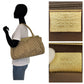 GUCCI Tote Bag 189831 GG canvas Beige Gold Metal Tote Bag Shoulder Bag Abbey Women Used Authentic