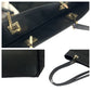 GUCCI Tote Bag 002 1099 GG canvas black Shoulder Bag Women Used Authentic