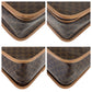 CELINE Shoulder Bag PVC, Leather Brown Crossbody Shoulder Bag Macadam Women Used Authentic