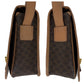 CELINE Shoulder Bag PVC, Leather Brown Crossbody Shoulder Bag Macadam Women Used Authentic