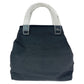 PRADA Tote Bag Nylon, Plastic black Tote Bag handbag Test Triangle With logo Women Used Authentic