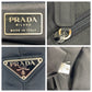 PRADA Tote Bag Nylon, Plastic black Tote Bag handbag Test Triangle With logo Women Used Authentic