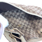 GUCCI Tote Bag 121023 GG canvas, leather Brown Tote Bag Shoulder Bag Women Used Authentic