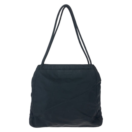 PRADA Tote Bag Nylon black Tote Bag handbag Test Triangle With logo Women Used Authentic