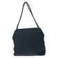 PRADA Tote Bag Nylon black Tote Bag handbag Test Triangle With logo Women Used Authentic