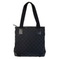 GUCCI Tote Bag 28893 GG canvas, leather black Tote Bag Shoulder Bag mens(Unisex) Used Authentic