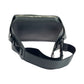 BALENCIAGA Sling bag 433625 leather Black Charcoal Gray SilverMetal Sling bag, waist bag, bum bag Punching logo mens Used Authentic
