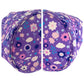 BALENCIAGA Shoulder Bag 656682 Ikat nylon canvas Purple Multicolor SilverMetal Shoulder Bag Handbag 2way Drawstring Bucket Bag Flower Pu Women Used Authentic