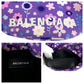 BALENCIAGA Shoulder Bag 656682 Ikat nylon canvas Purple Multicolor SilverMetal Shoulder Bag Handbag 2way Drawstring Bucket Bag Flower Pu Women Used Authentic