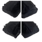 PRADA Tote Bag Nylon Black SilverMetal Tote Bag Shoulder Bag Test Triangle With logo Women Used Authentic