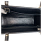 GUCCI Handbag 002 1035 leather Black Gold Metal Handbag Tote Bag Shoulder Bag 2way Bamboo Women Used Authentic