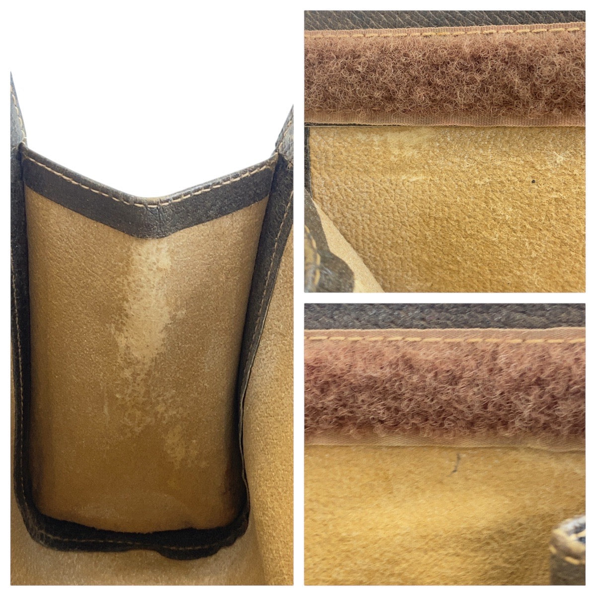 GUCCI Clutch bag 67 014 2125 GG Supreme canvas, leather Beige brown Clutch bag business bag Old Gucci Shelly Line mens Used Authentic