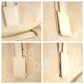 GUCCI Tote Bag 002.1079 GG canvas Beige Ivory Tote Bag handbag Women Used Authentic
