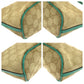 GUCCI Handbag 07198 GG canvas, leather Beige Green SilverMetal Handbag accessory pouch Women Used Authentic