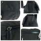 PRADA Shoulder Bag Nylon Black SilverMetal Shoulder Bag pochette Test Triangle With logo Women Used Authentic