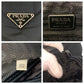 PRADA Tote Bag 22 Nylon Black SilverMetal Tote Bag Shoulder Bag Test Triangle With logo Women Used Authentic