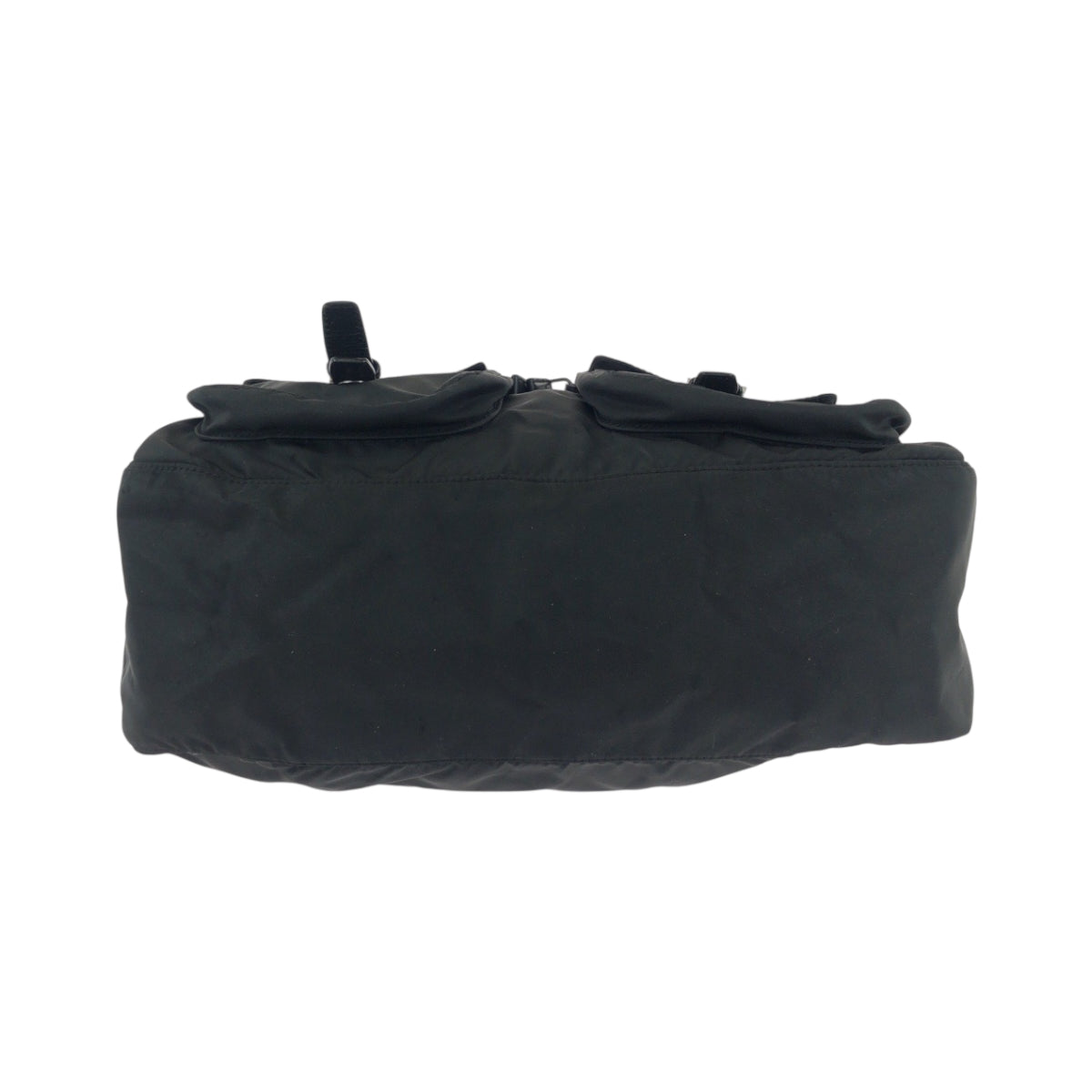 PRADA Shoulder Bag Nylon black Jolder Bag Messenger Bag Test Triangle With logo Women Used Authentic
