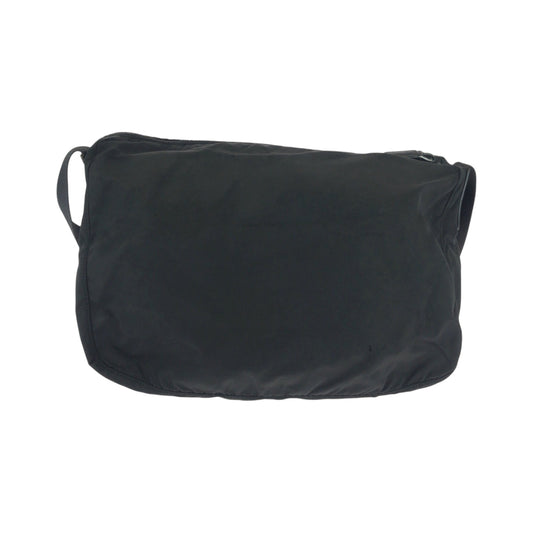 PRADA Shoulder Bag Nylon black Jolder Bag Messenger Bag Test Triangle With logo Women Used Authentic