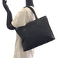 GUCCI Tote Bag 002 1119 GG canvas Black SilverMetal Tote Bag handbag Women Used Authentic