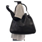 GUCCI Shoulder Bag 001 1577 leather Black SilverMetal Bamboo Women Used Authentic