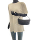 GUCCI Handbag 07198 GG canvas, leather Black SilverMetal Handbag accessory pouch Women Used Authentic