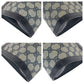 GUCCI Clutch bag GG Supreme Canvas Gray navy Clutch bag business bag Sherry line Women Used Authentic