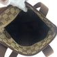 GUCCI Tote Bag 019 0402 GG canvas Brown Beige SilverMetal Tote Bag Shoulder Bag Women Used Authentic