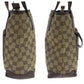 GUCCI Tote Bag 019 0402 GG canvas Brown Beige SilverMetal Tote Bag Shoulder Bag Women Used Authentic