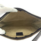 GUCCI Shoulder Bag 269893 GG canvas Dark Brown Beige Gold Metal Shoulder Bag handbag Sherry line Women Used Authentic