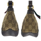GUCCI Shoulder Bag 269893 GG canvas Dark Brown Beige Gold Metal Shoulder Bag handbag Sherry line Women Used Authentic