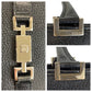 GUCCI Tote Bag 002 1074 leather Black SilverMetal Tote Bag Shoulder Bag Jackie Women Used Authentic