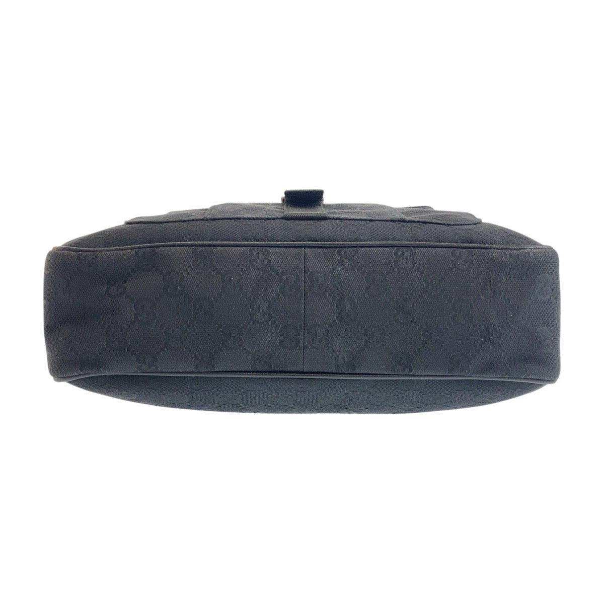 GUCCI Shoulder Bag 131211 GG canvas Black SilverMetal Crossbody Shoulder Bag Messenger Bag mens Used Authentic