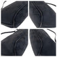 GUCCI Handbag 07198 GG canvas, leather Black SilverMetal Handbag accessory pouch Women Used Authentic