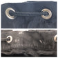 PRADA Backpack Nylon Black SilverMetal Backpack Test Triangle With logo Women Used Authentic