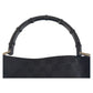 GUCCI Handbag 001 4095 GG canvas Black SilverMetal Handbag Shoulder Bag Bamboo Women Used Authentic