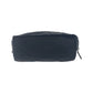 PRADA Pouch Nylon, Leather Black SilverMetal Pouch Cosmetics Pouch Test Triangle With logo Women Used Authentic