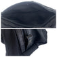 PRADA Pouch Nylon, Leather Black SilverMetal Pouch Cosmetics Pouch Test Triangle With logo Women Used Authentic