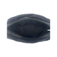 PRADA Pouch Nylon, Leather Black SilverMetal Pouch Cosmetics Pouch Test Triangle With logo Women Used Authentic