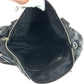 PRADA Handbag Nylon, Leather Black Silver Metal Handbag Shoulder Bag logo Women Used Authentic