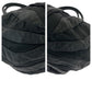 PRADA Handbag Nylon, Leather Black Silver Metal Handbag Shoulder Bag logo Women Used Authentic