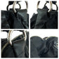 PRADA Handbag Nylon, Leather Black Silver Metal Handbag Shoulder Bag logo Women Used Authentic
