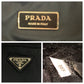 PRADA Shoulder Bag Nylon Black SilverMetal Shoulder Bag Business Bag 2way Test Triangle With logo mens Used Authentic