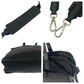 PRADA Shoulder Bag Nylon Black SilverMetal Shoulder Bag Business Bag 2way Test Triangle With logo mens Used Authentic