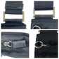 PRADA Shoulder Bag Nylon Black SilverMetal Shoulder Bag pochette Test Triangle With logo Women Used Authentic