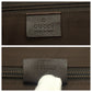 GUCCI Shoulder Bag 145857 GG canvas Beige Brown SilverMetal Shoulder Bag Sacoche punching Women Used Authentic