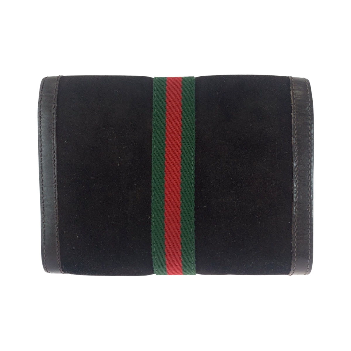 GUCCI Clutch bag Suede Brown Gold Metal Clutch bag business bag Old Gucci Shelly Line Gucci perfume Women(Unisex) Used Authentic
