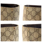 GUCCI Tote Bag 141976 GG Supreme canvas, leather Beige brown Tote Bag handbag Women Used Authentic