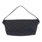 GUCCI Handbag 039 1103 GG canvas, leather Black SilverMetal Handbag accessory pouch Women Used Authentic