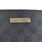 GUCCI Handbag 039 1103 GG canvas, leather Black SilverMetal Handbag accessory pouch Women Used Authentic