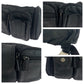 PRADA Waist bag Nylon Black Silver Metal Test Triangle With logo